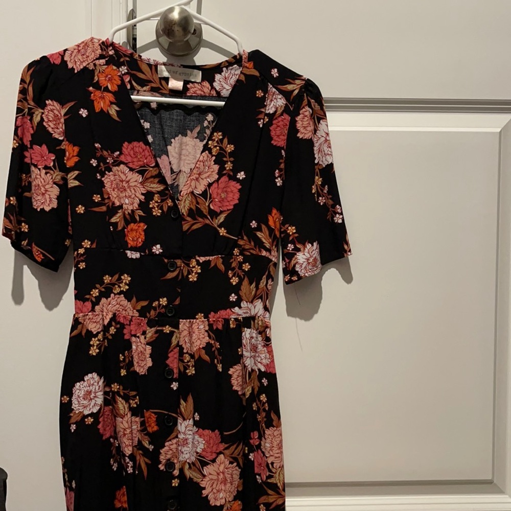 Xsmall floral dress with pockets